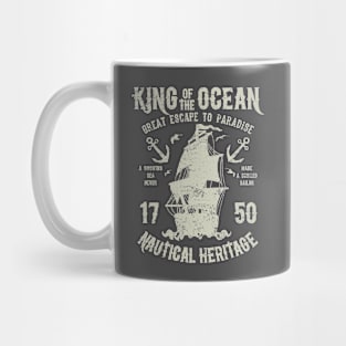 King of the Ocean: Great Escape Vintage Design Mug